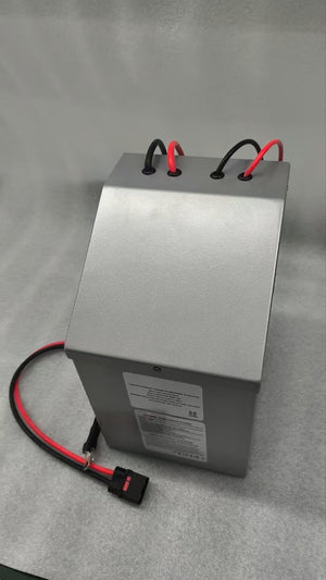 High-performance battery for the MX650 Razorbike, manufactured by Chakra