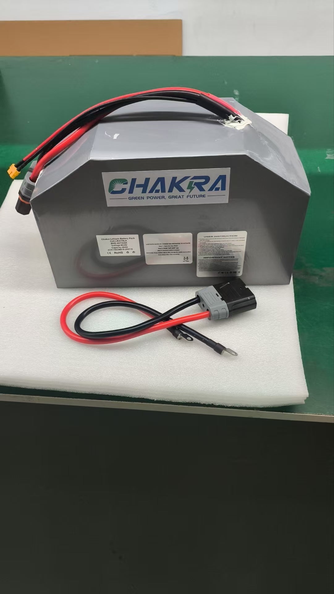 82.8V 40Ah 420A Continuous 1050A Peak Smart Lithium Battery w/ Bluetooth BMS for Bomber