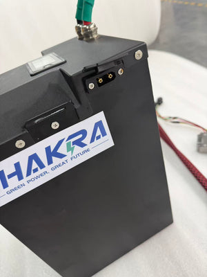 81.4V 70AH SURRON Ultra Bee Upgrade Battery manufactured by Chakra Battery Company, featuring copper-nickel composite plates, an Ant BMS rated for 340A continuous current, and an XT60 charging port.