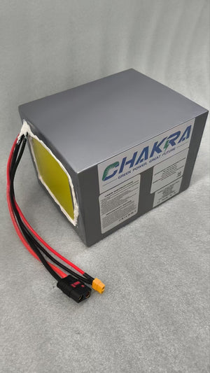 72V 24Ah Razor Bike Battery with 340A Continuous Current Rating