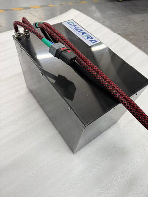 76.8V 90Ah 180A continuous current high-discharge lithium iron phosphate battery from Chakra Battery Company