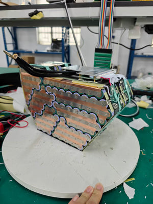120V lithium battery built with premium EVE 40P cells in a 32S8P configuration for high-power applications.