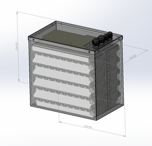 Chakra 72V40ah420A High Output Lithium Battery Design Drawing