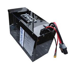 The Chakra 72V 60AH battery features a titanium-black metal casing, giving it an elegant and premium look.