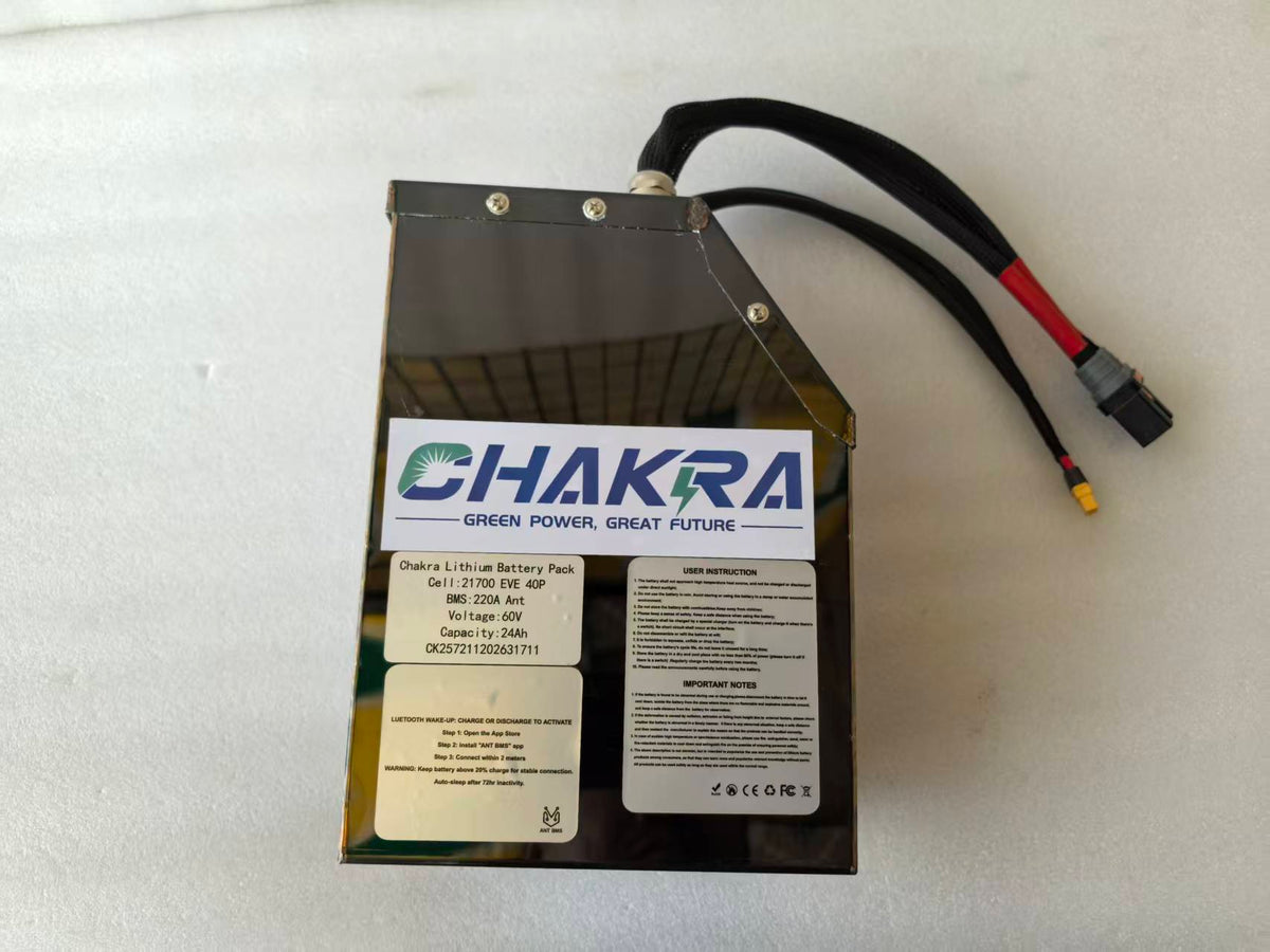 72V 24Ah 160A Continuous Bluetooth BMS for Yozma IN 10 – Chakra Battery